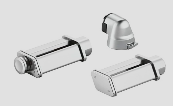 Bosch MUZ9PP1 makarna rulosu, kendi yaptığınız lazanya, makarna plakaları ve tagliatelle için, adaptörlü